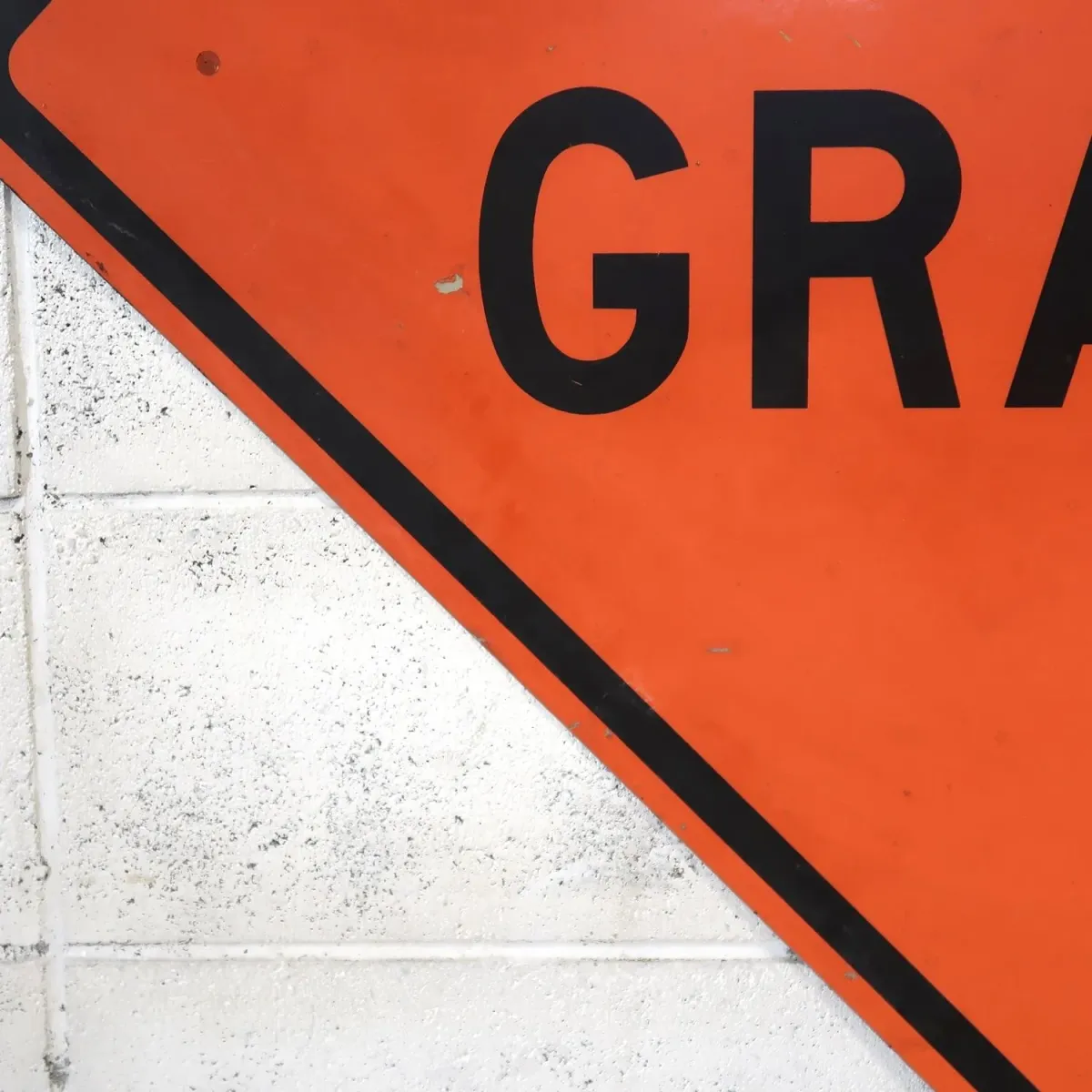 LOOSE GRAVEL ビンテージ 大型ロードサイン