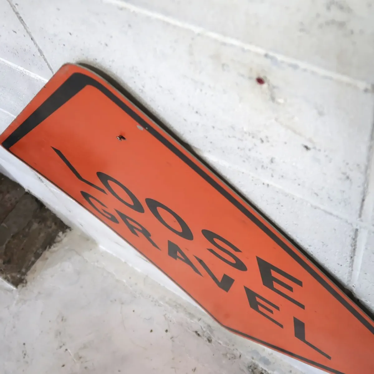 LOOSE GRAVEL ビンテージ 大型ロードサイン