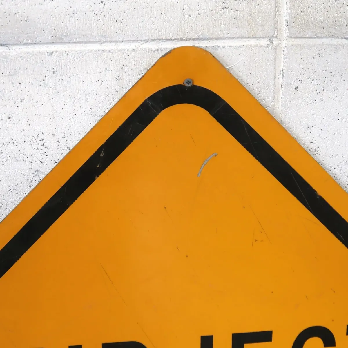 SUBJECT TO FLOODING ビンテージ 大型ロードサイン