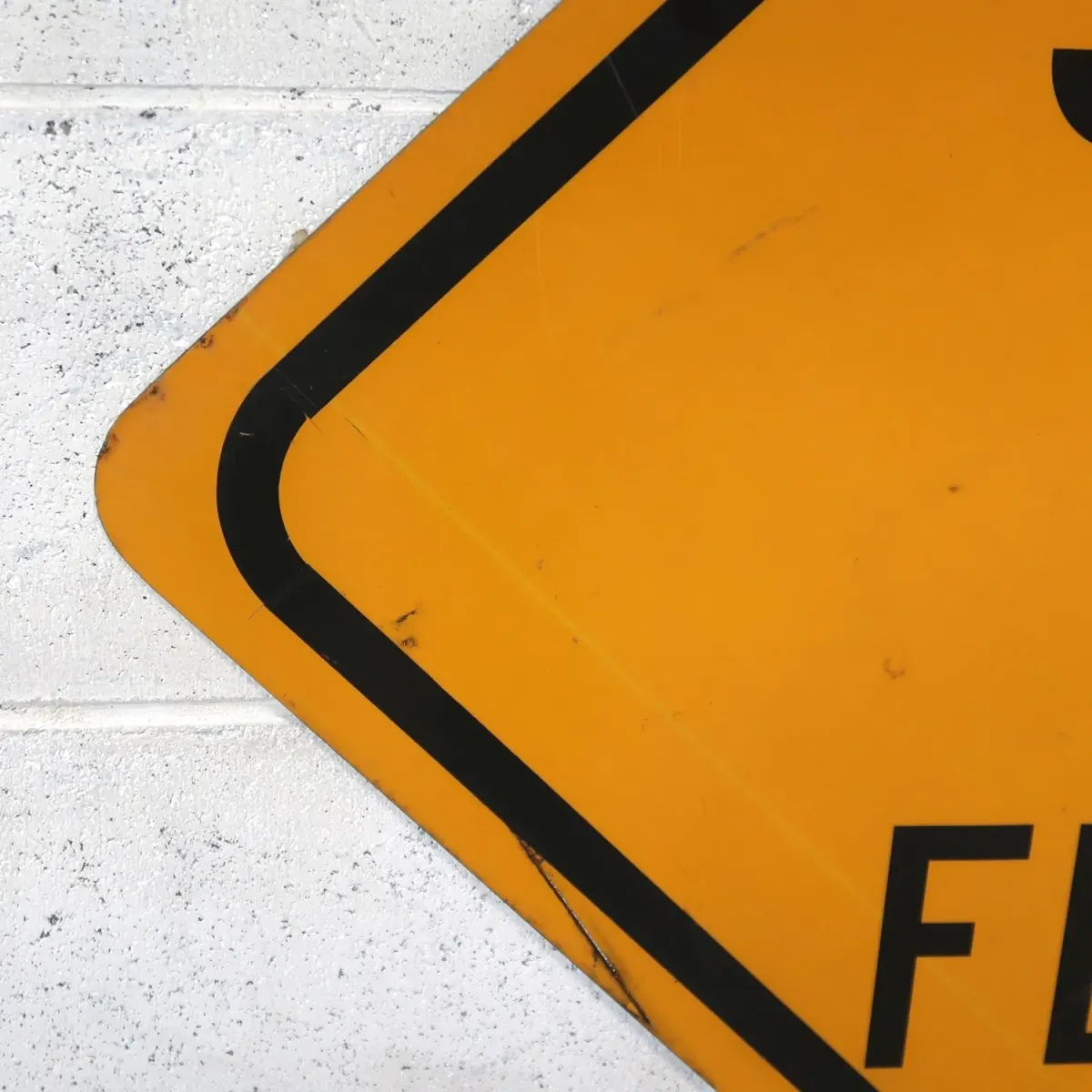 SUBJECT TO FLOODING ビンテージ 大型ロードサイン