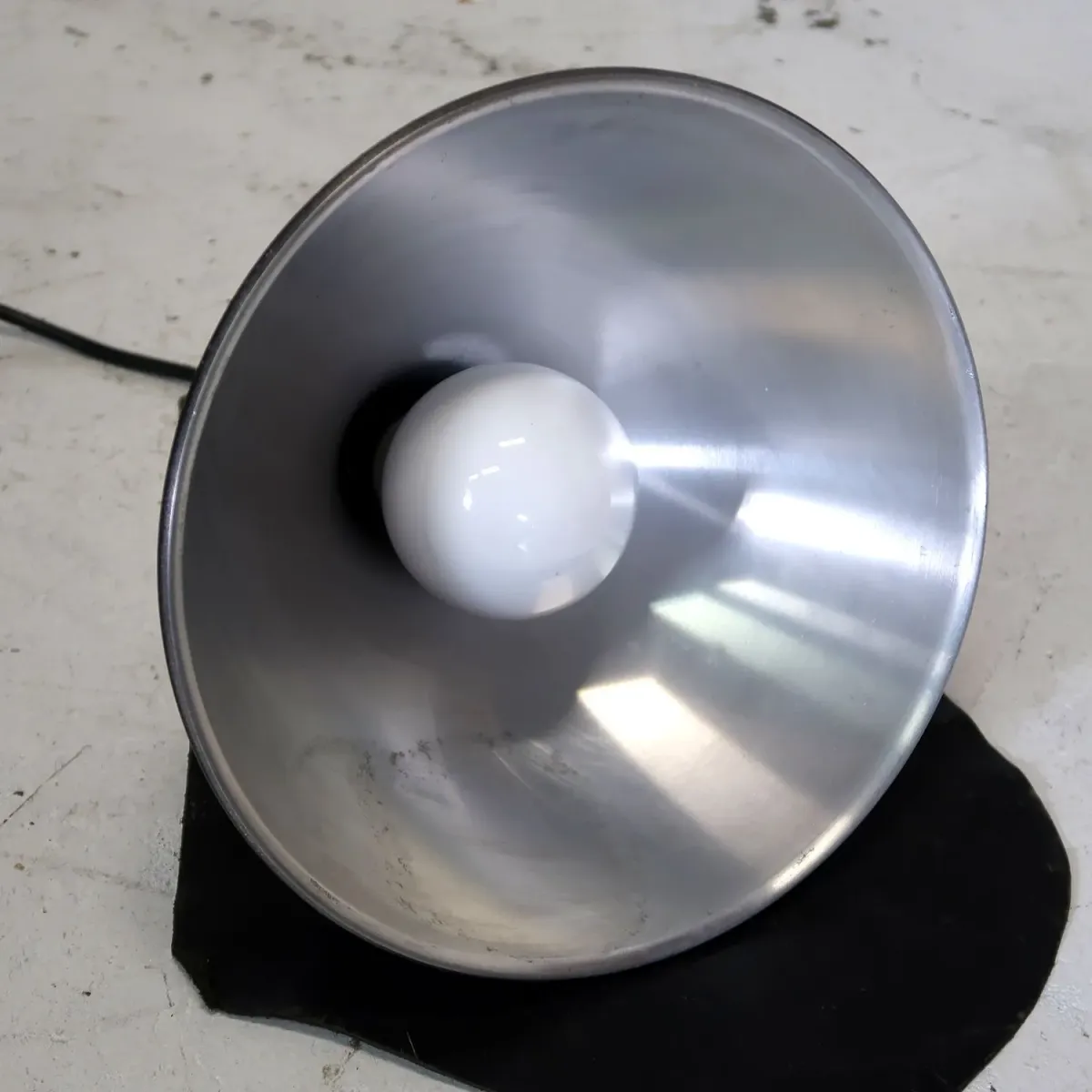 ビンテージ アルミシェード ペンダントランプ