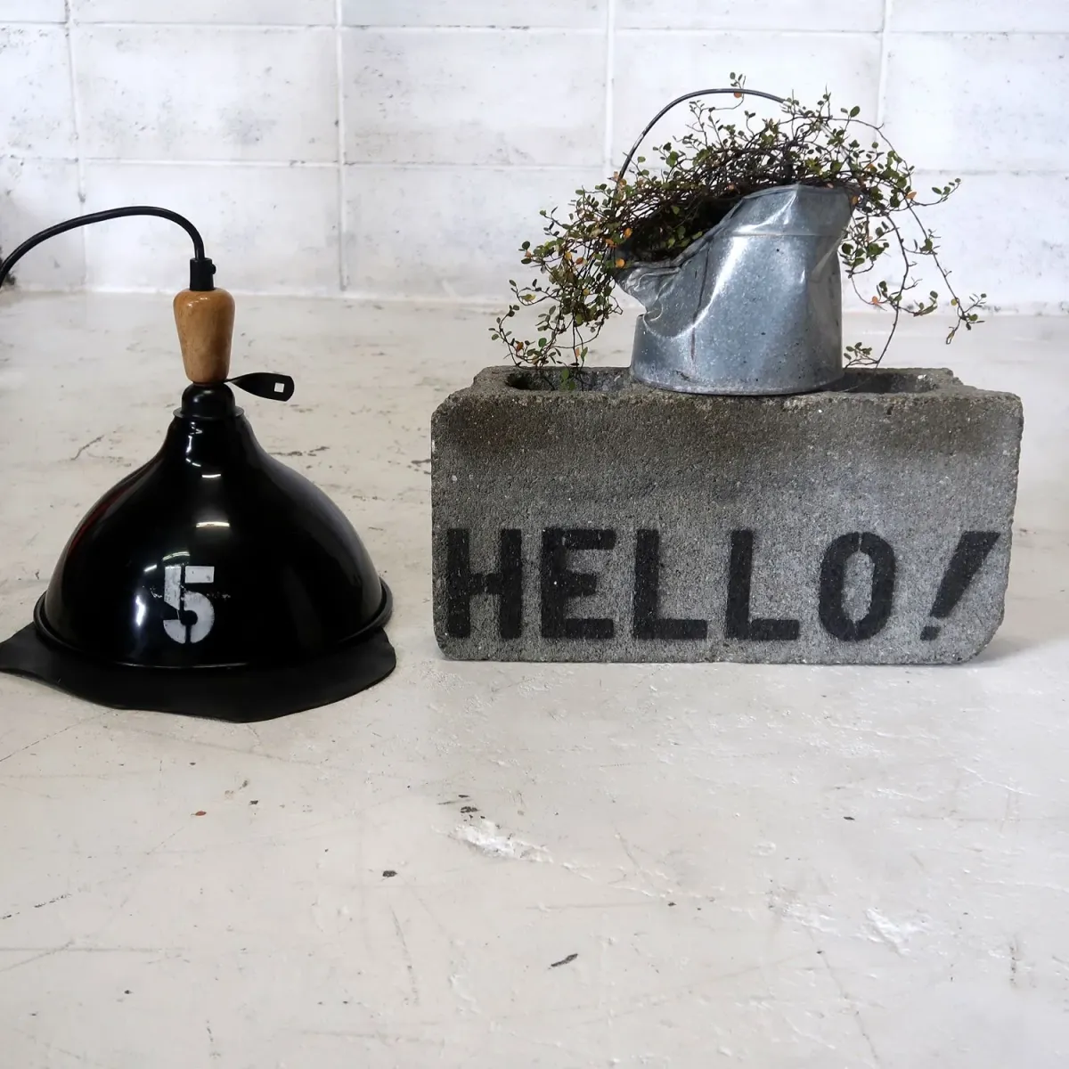 ビンテージ アルミシェード ペンダントランプ