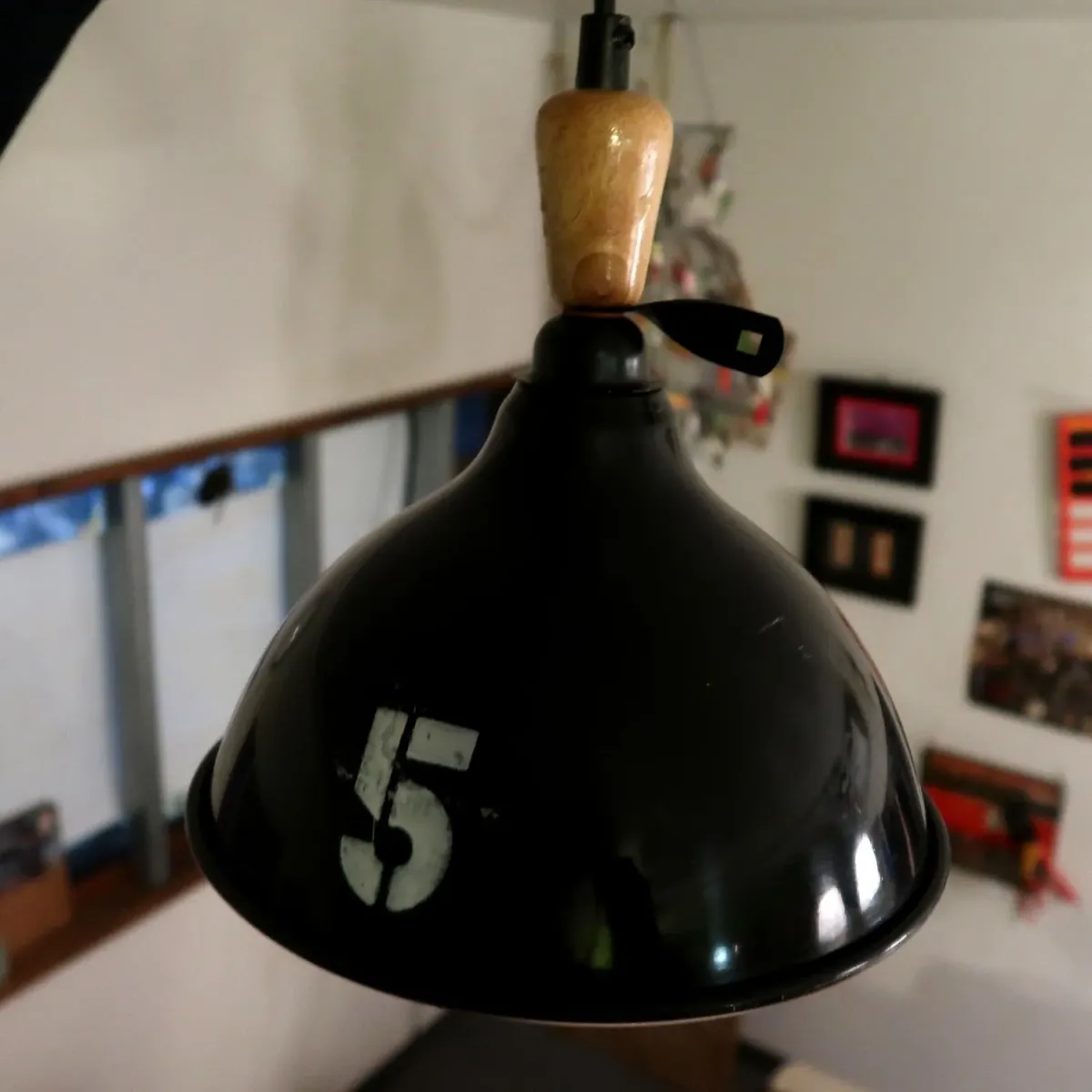 ビンテージ アルミシェード ペンダントランプ