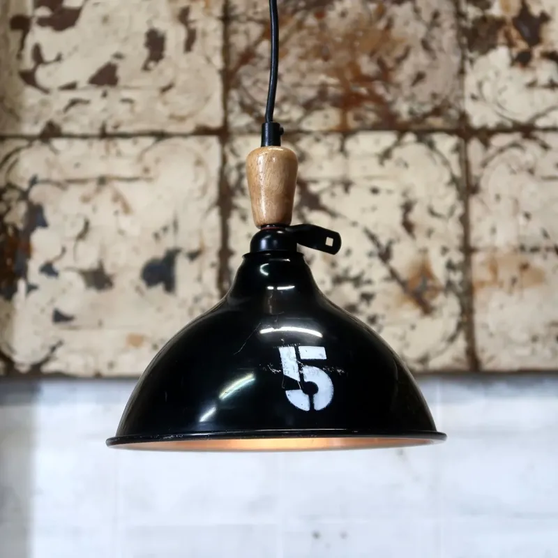 ビンテージ アルミシェード ペンダントランプ