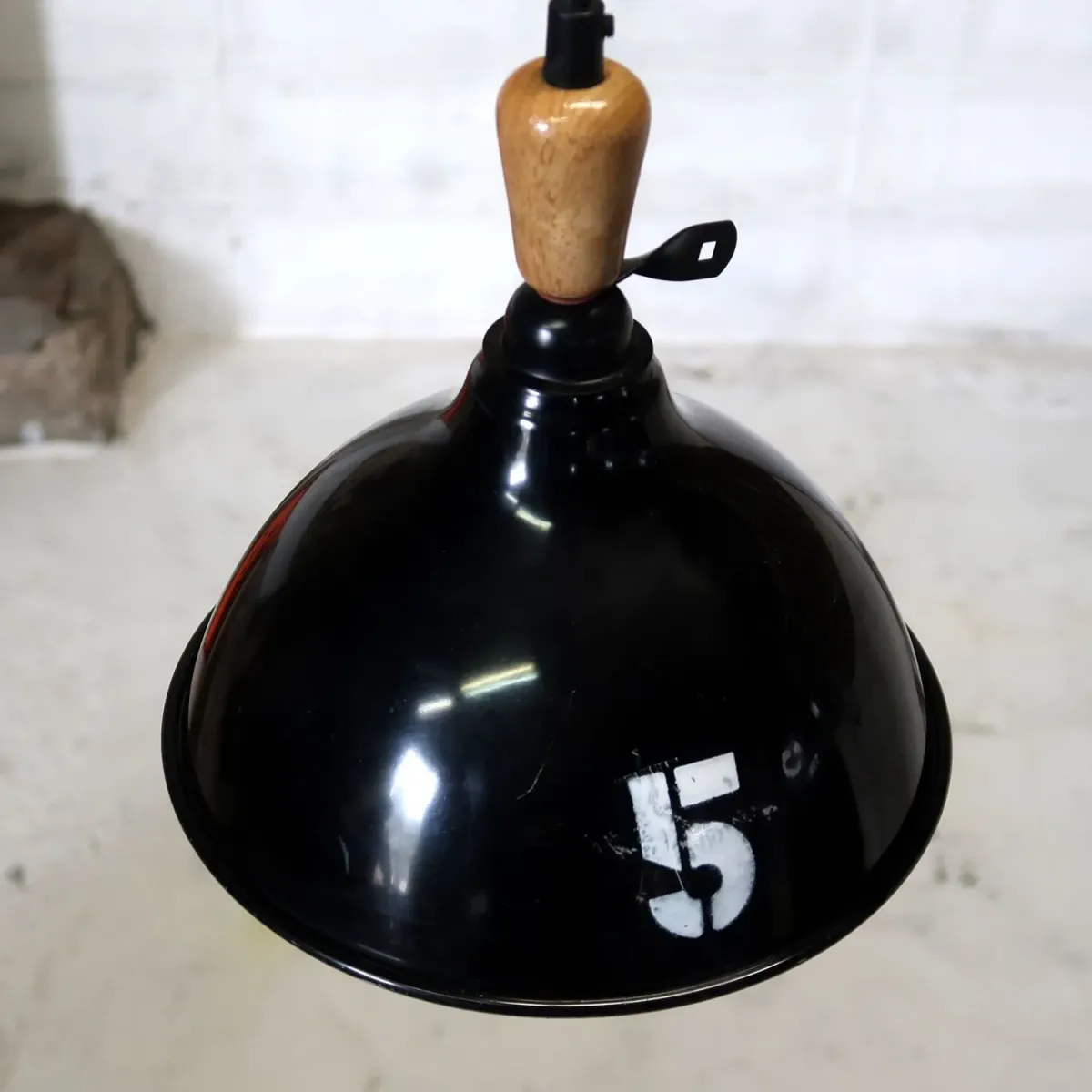 ビンテージ アルミシェード ペンダントランプ