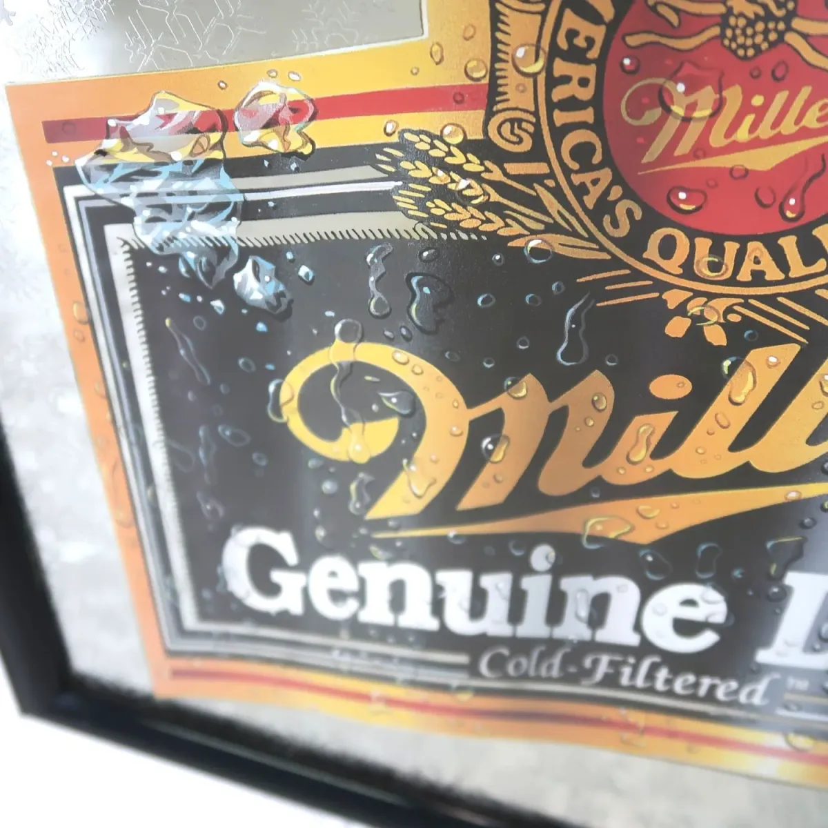 Miller Beer パブミラー