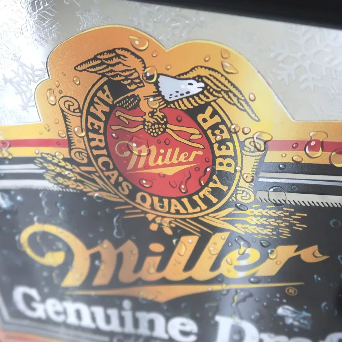 Miller Beer パブミラー