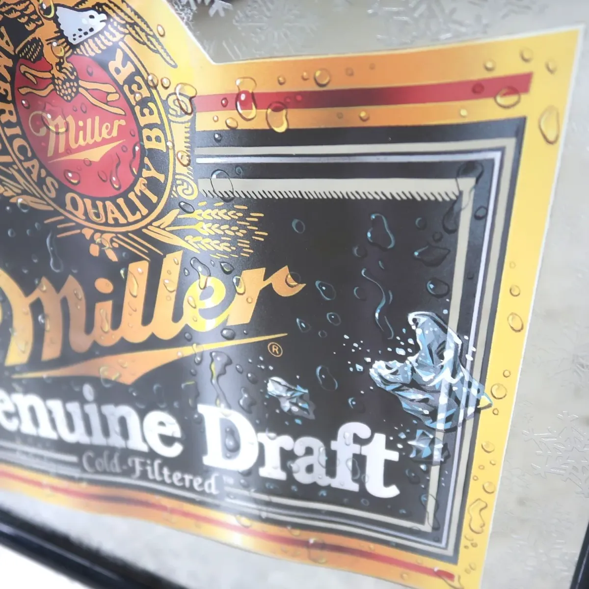 Miller Beer パブミラー