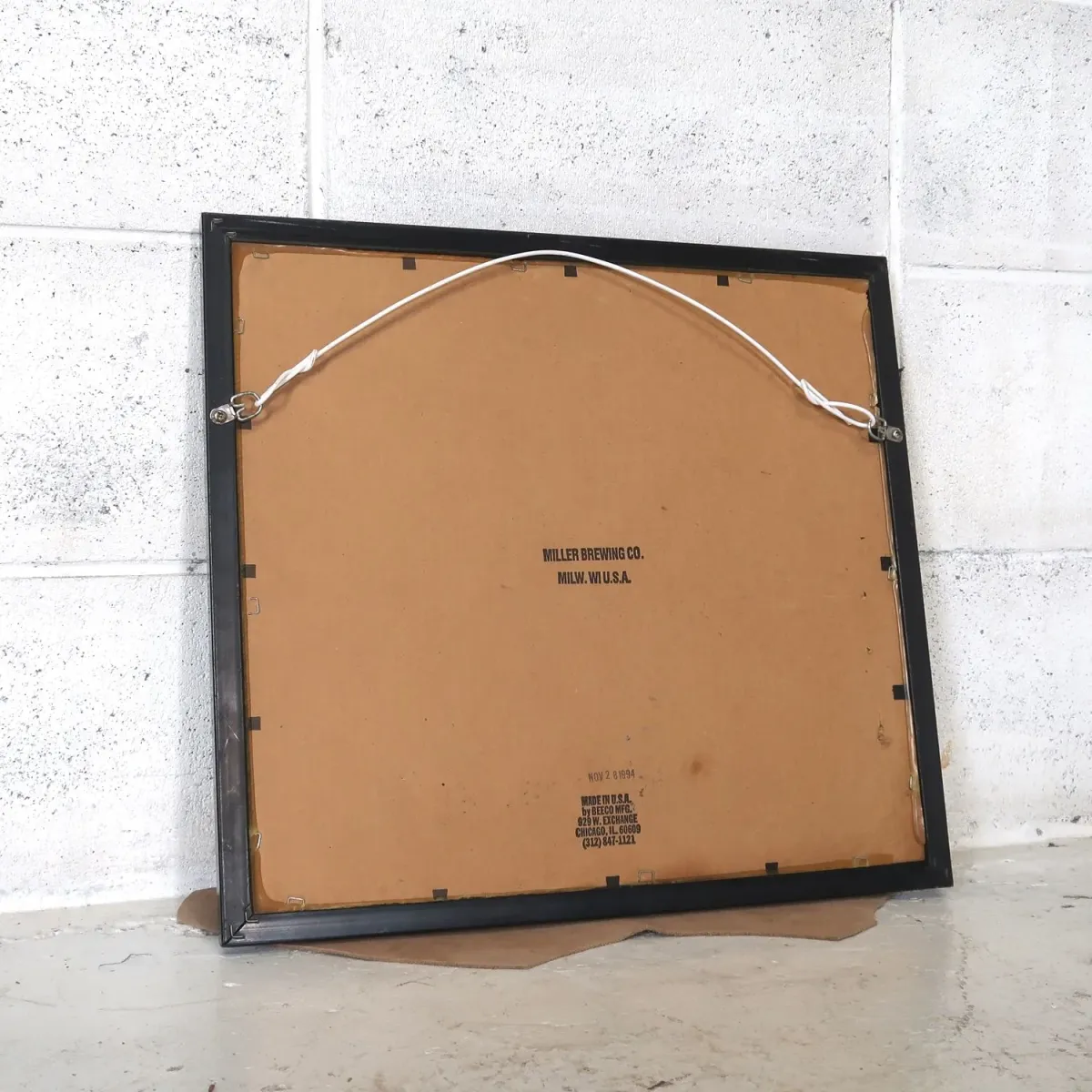 Miller Beer パブミラー