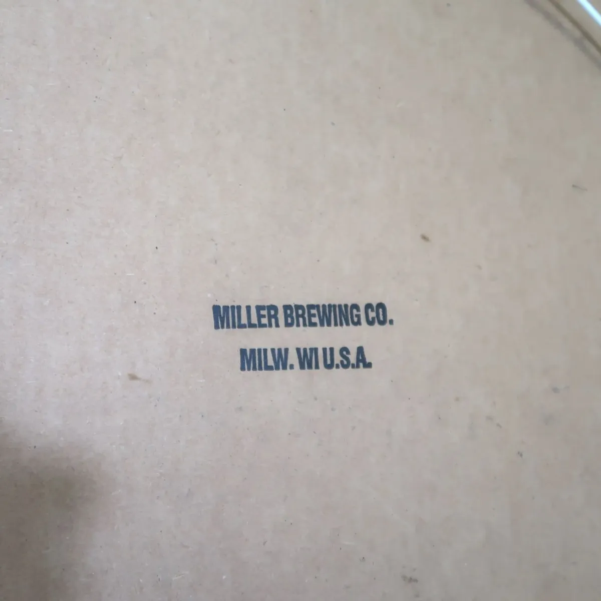 Miller Beer パブミラー