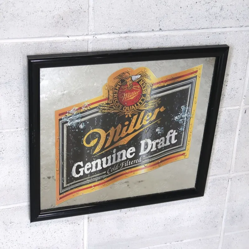Miller Beer パブミラー
