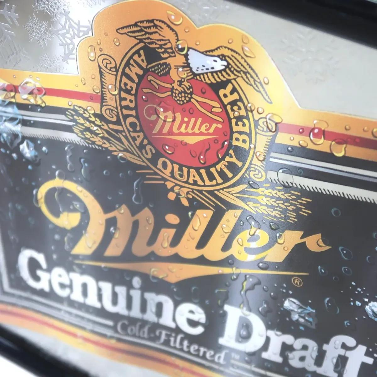 Miller Beer パブミラー