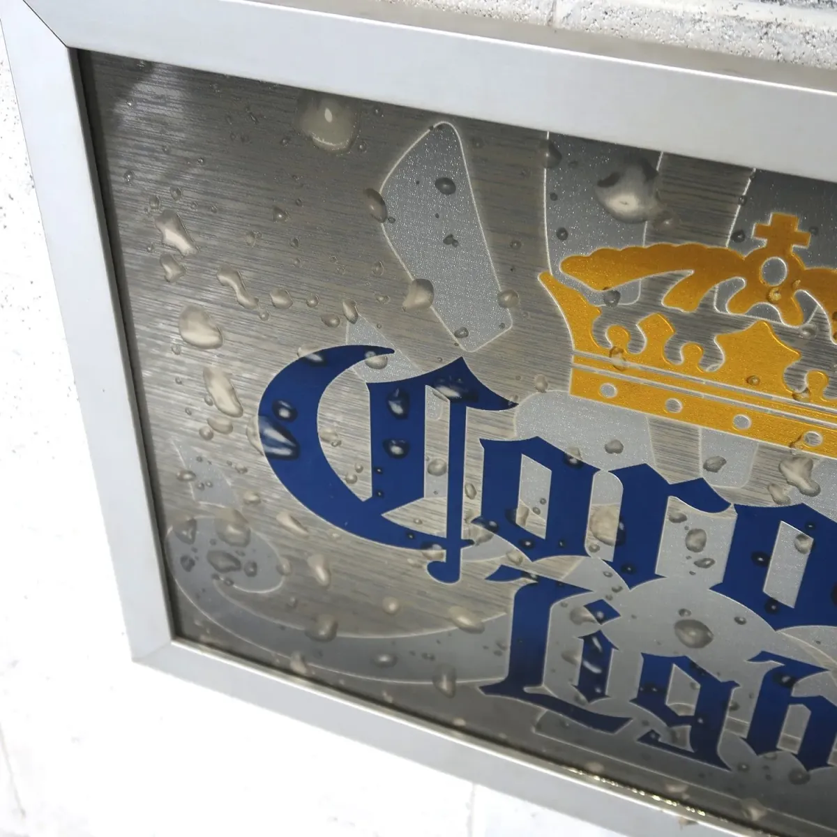 Corona Light ビンテージ パブミラー