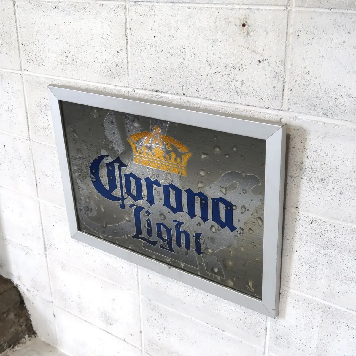 Corona Light ビンテージ パブミラー