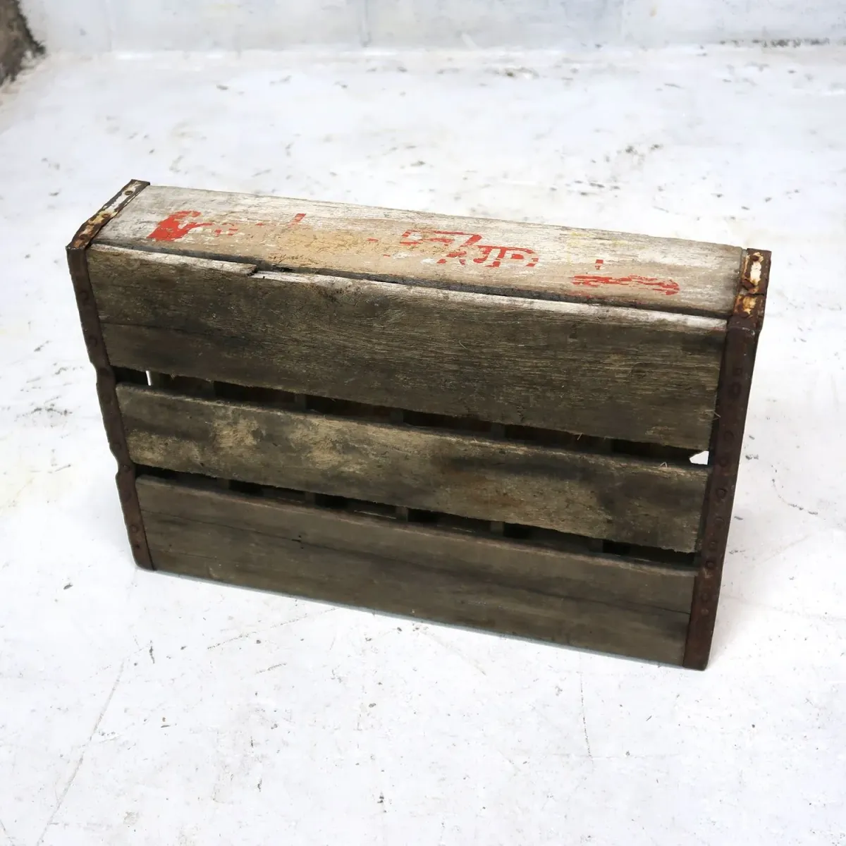 7up ビンテージ ウッドボックス