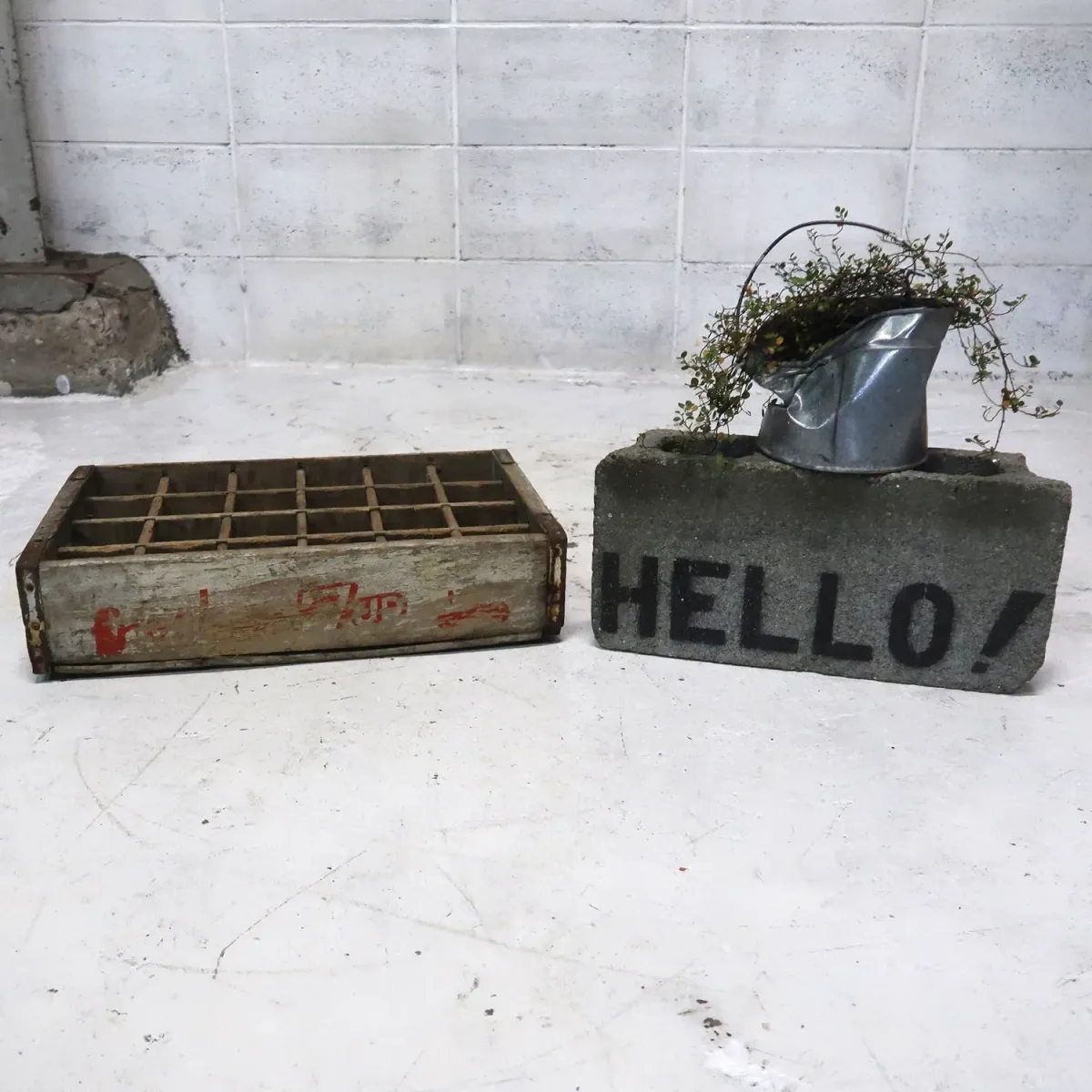 7up ビンテージ ウッドボックス