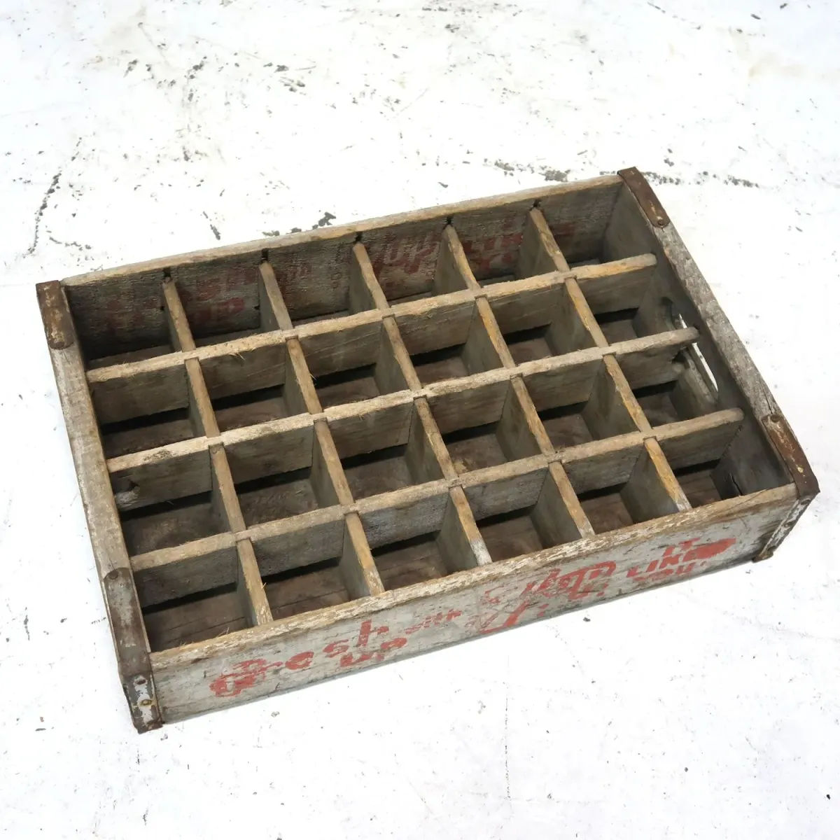 7up ビンテージ ウッドボックス