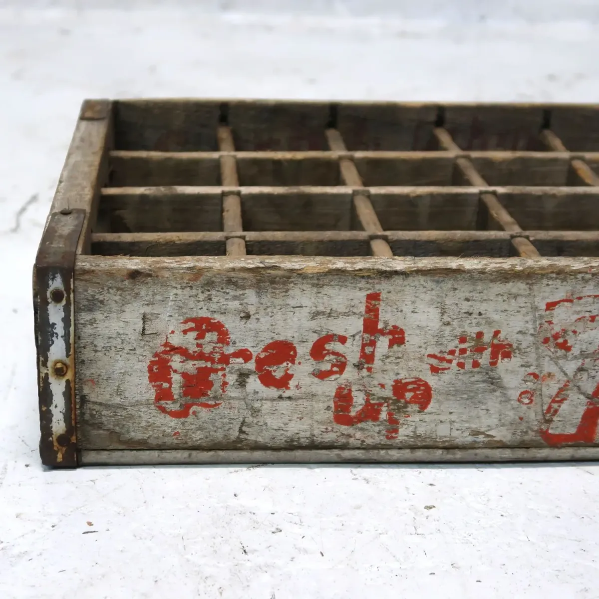 7up ビンテージ ウッドボックス