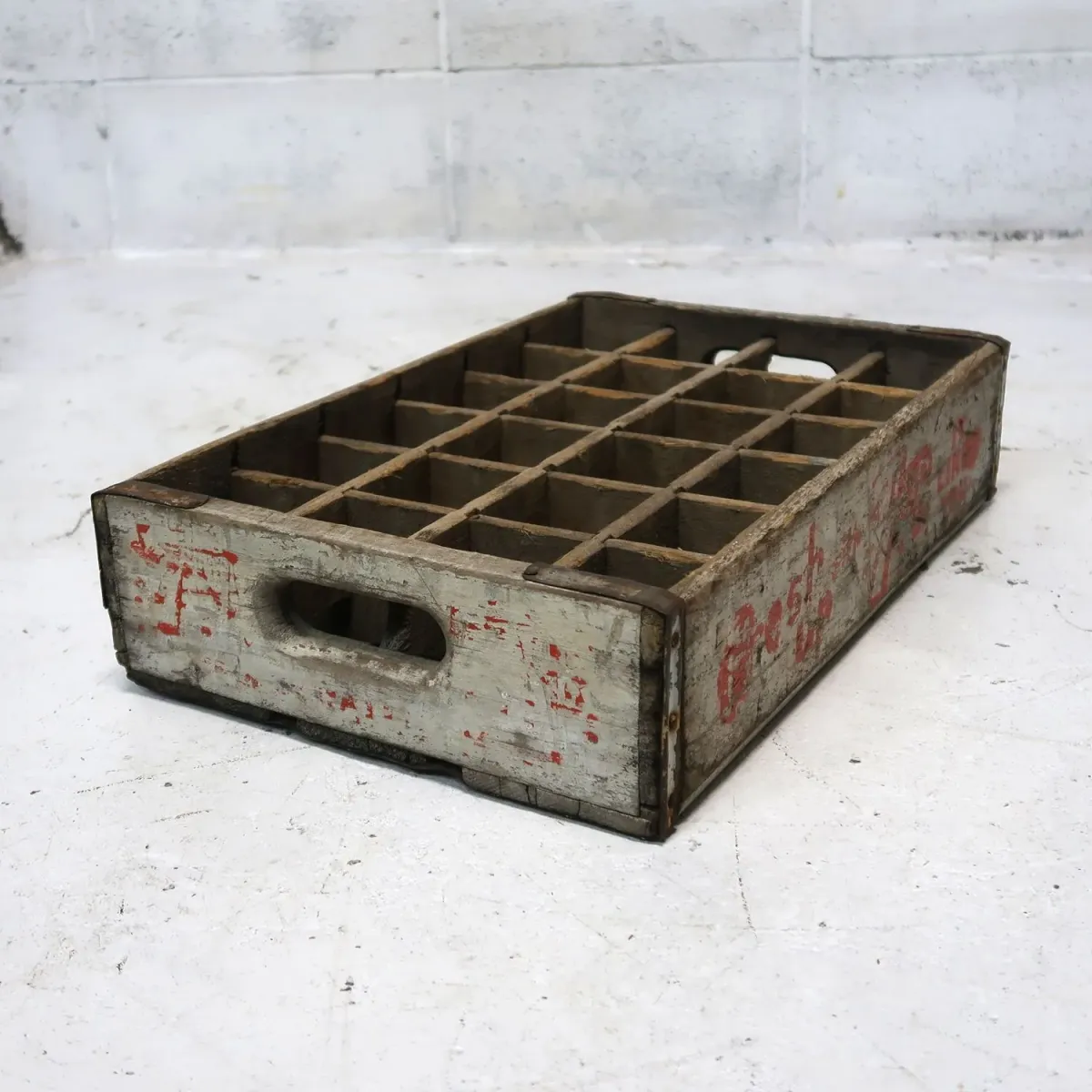 7up ビンテージ ウッドボックス