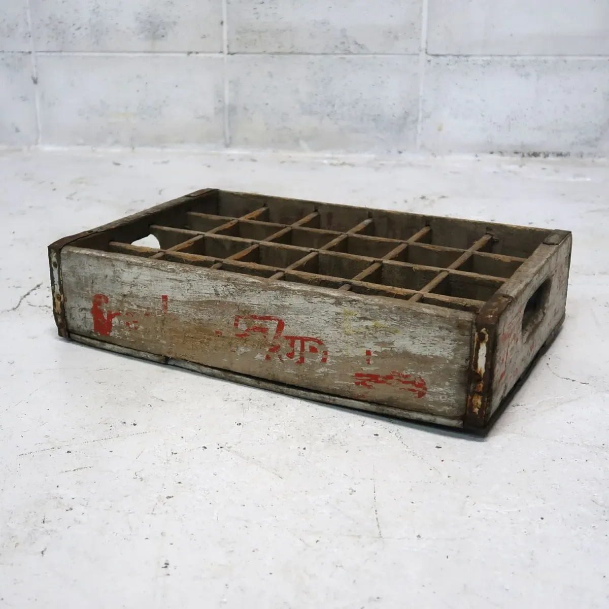 7up ビンテージ ウッドボックス