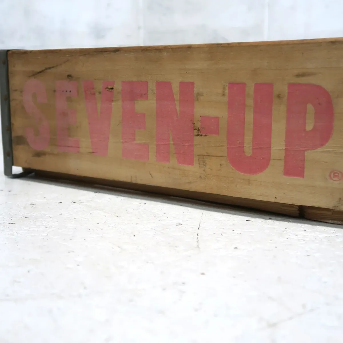 7up ビンテージ ウッドボックス