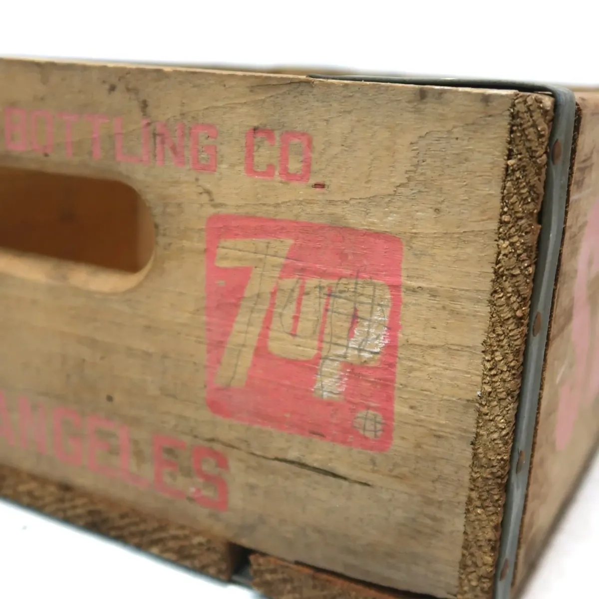 7up ビンテージ ウッドボックス