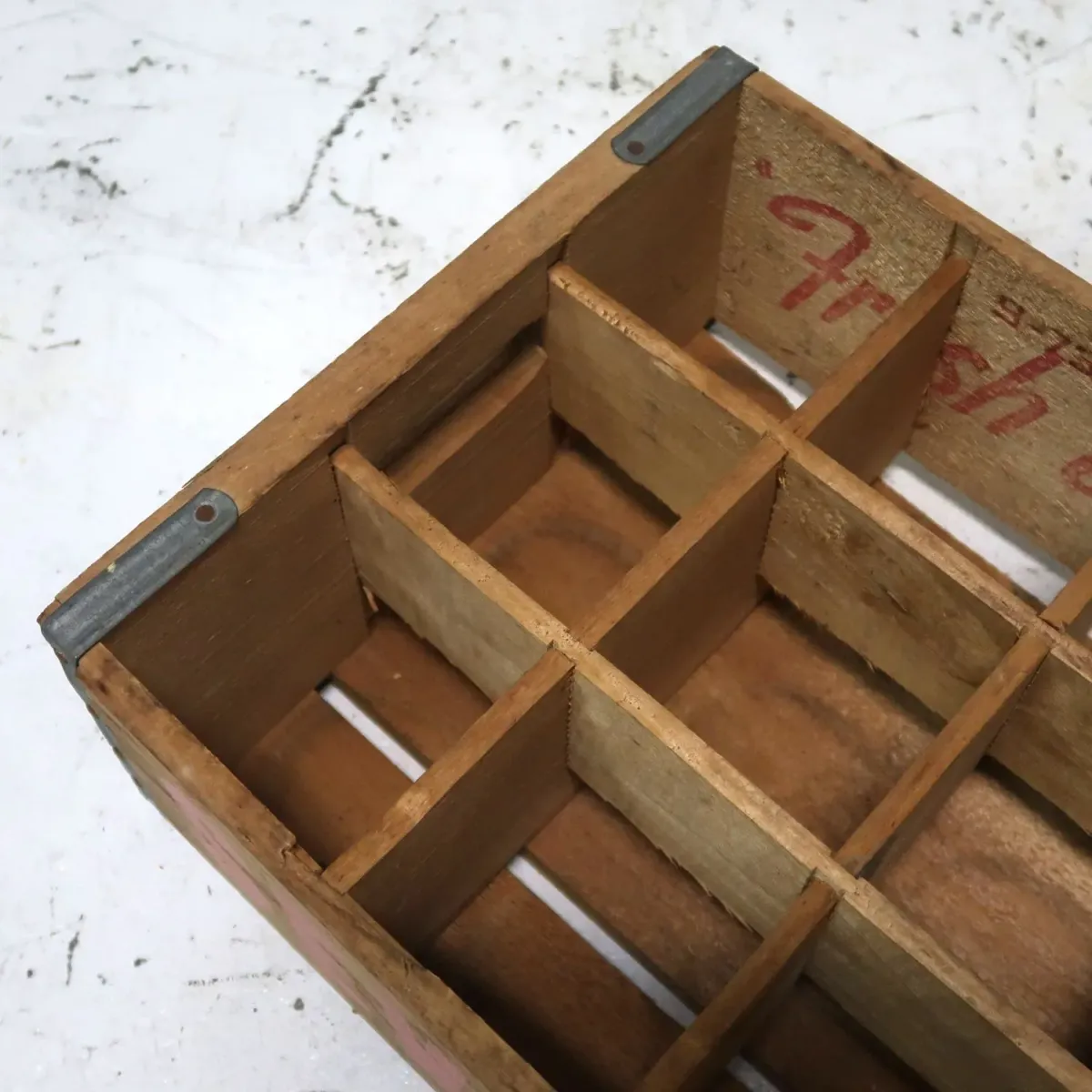 7up ビンテージ ウッドボックス