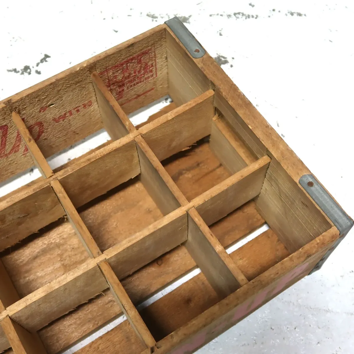 7up ビンテージ ウッドボックス