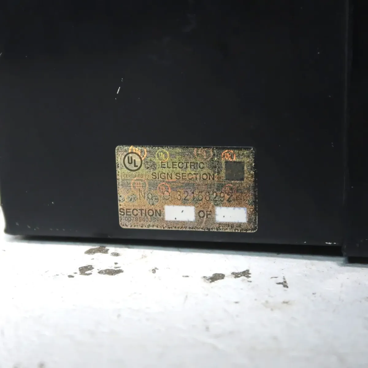 ビンテージ レターサイン L