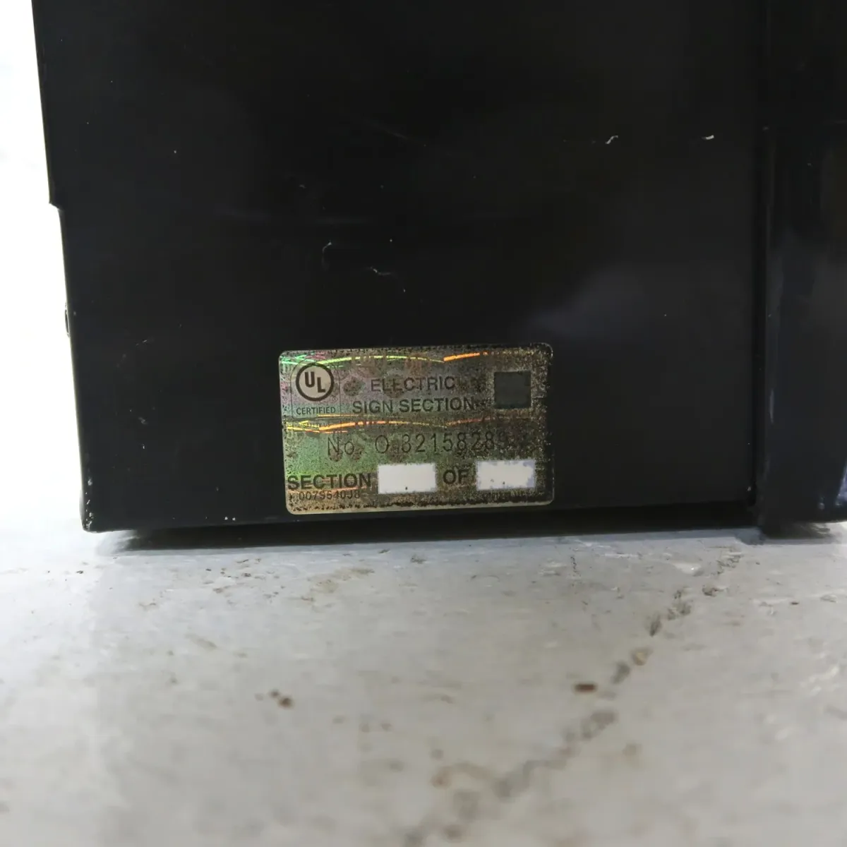 ビンテージ レターサイン F