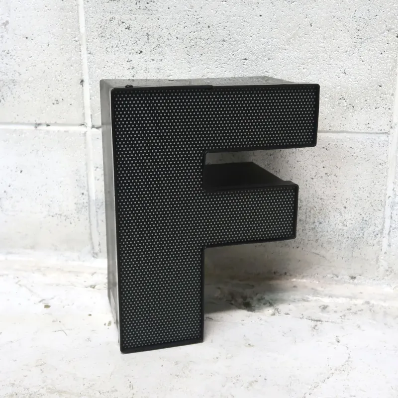 ビンテージ レターサイン F