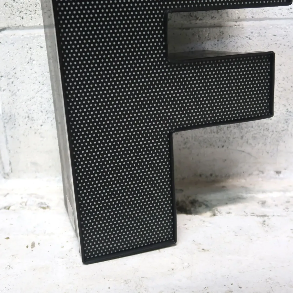 ビンテージ レターサイン F