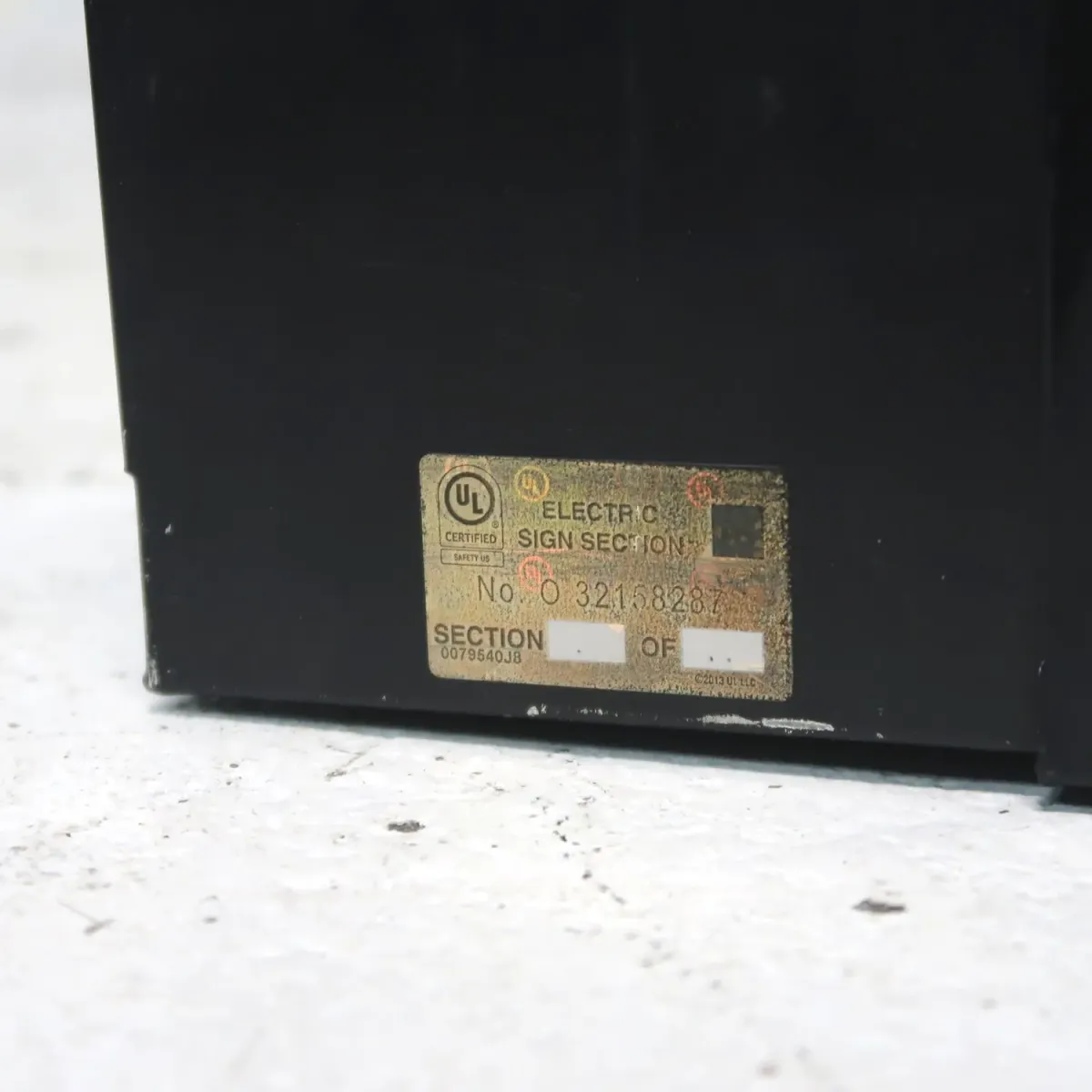 ビンテージ レターサイン B