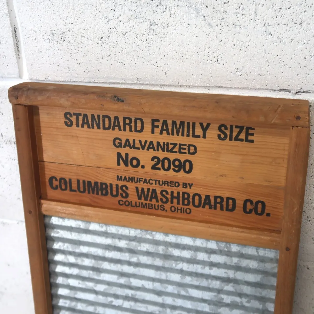 COLUMBUS ビンテージ ウォッシュボード 洗濯板