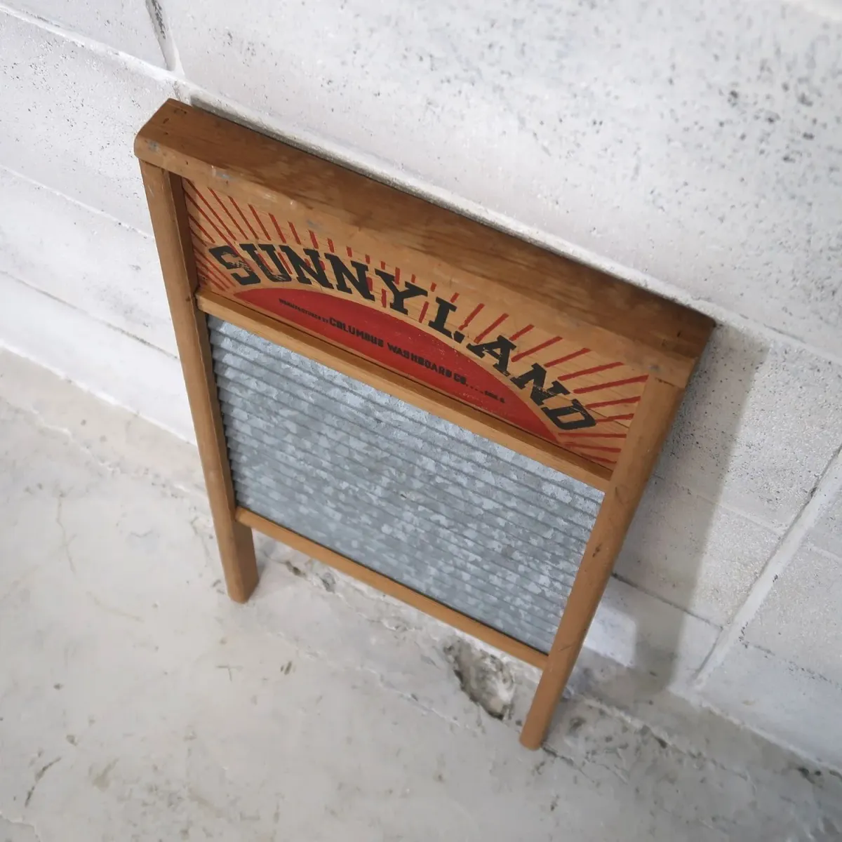 COLUMBUS ビンテージ ウォッシュボード 洗濯板