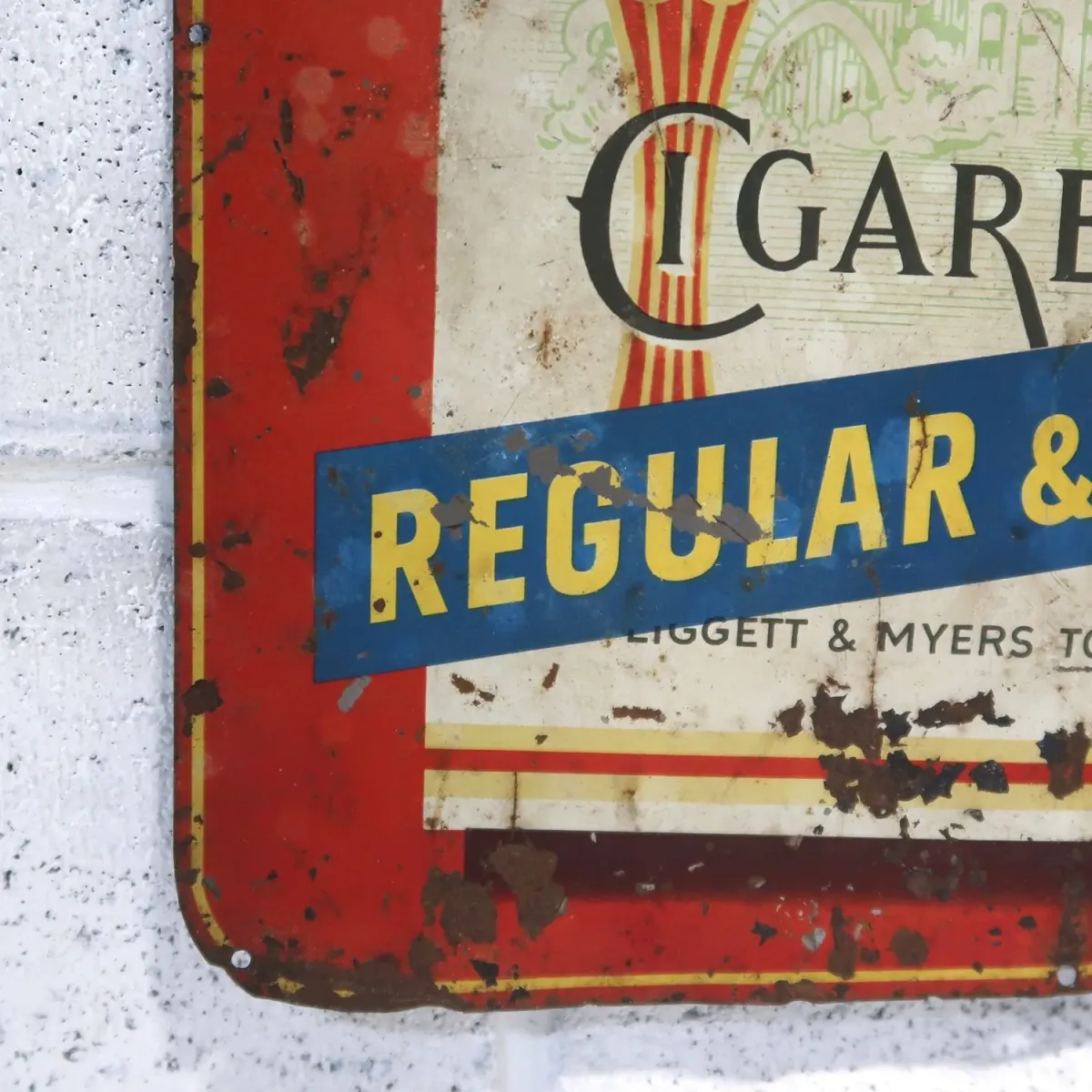 ～50’s Chesterfield Cigarettes ビンテージ ブリキ看板