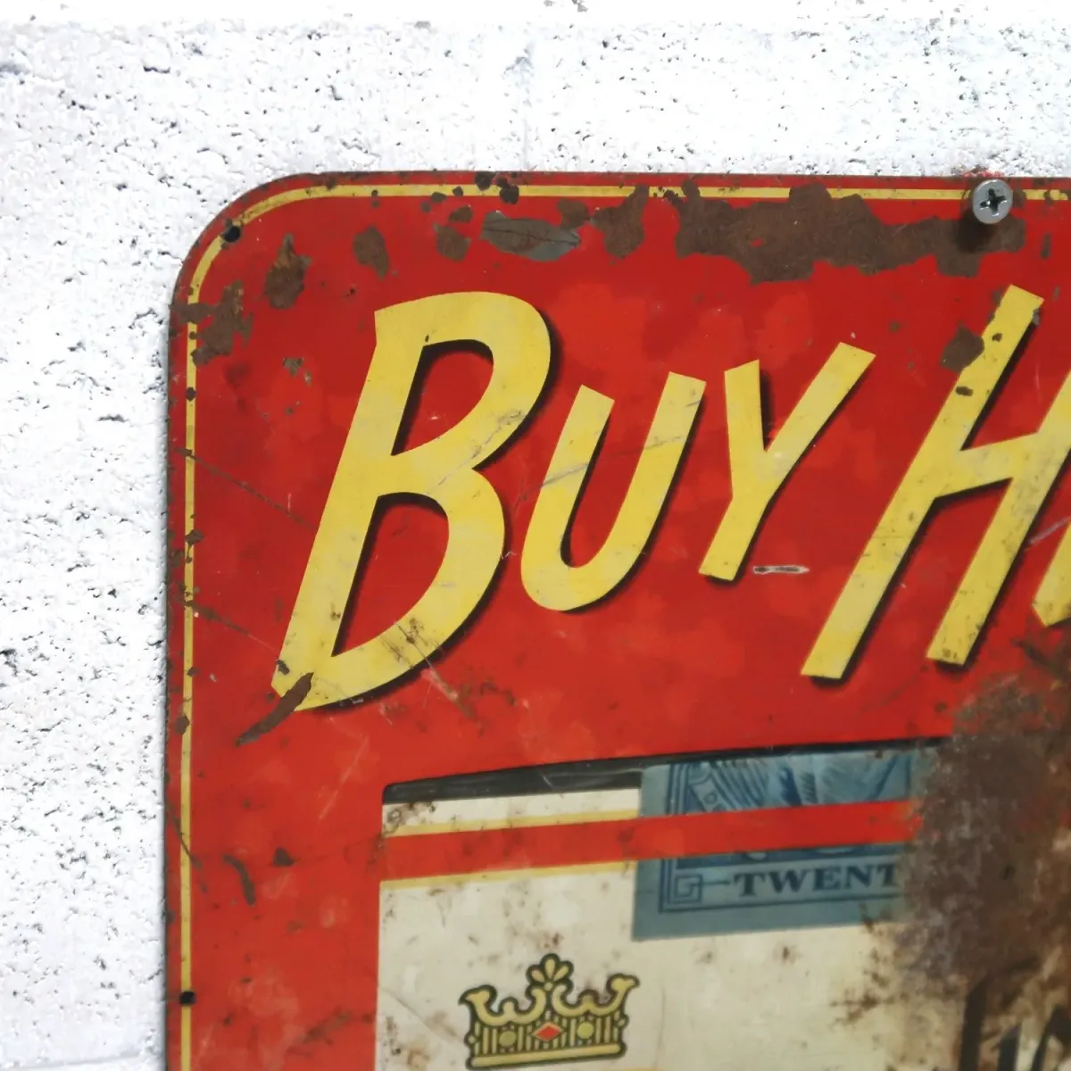 ～50’s Chesterfield Cigarettes ビンテージ ブリキ看板