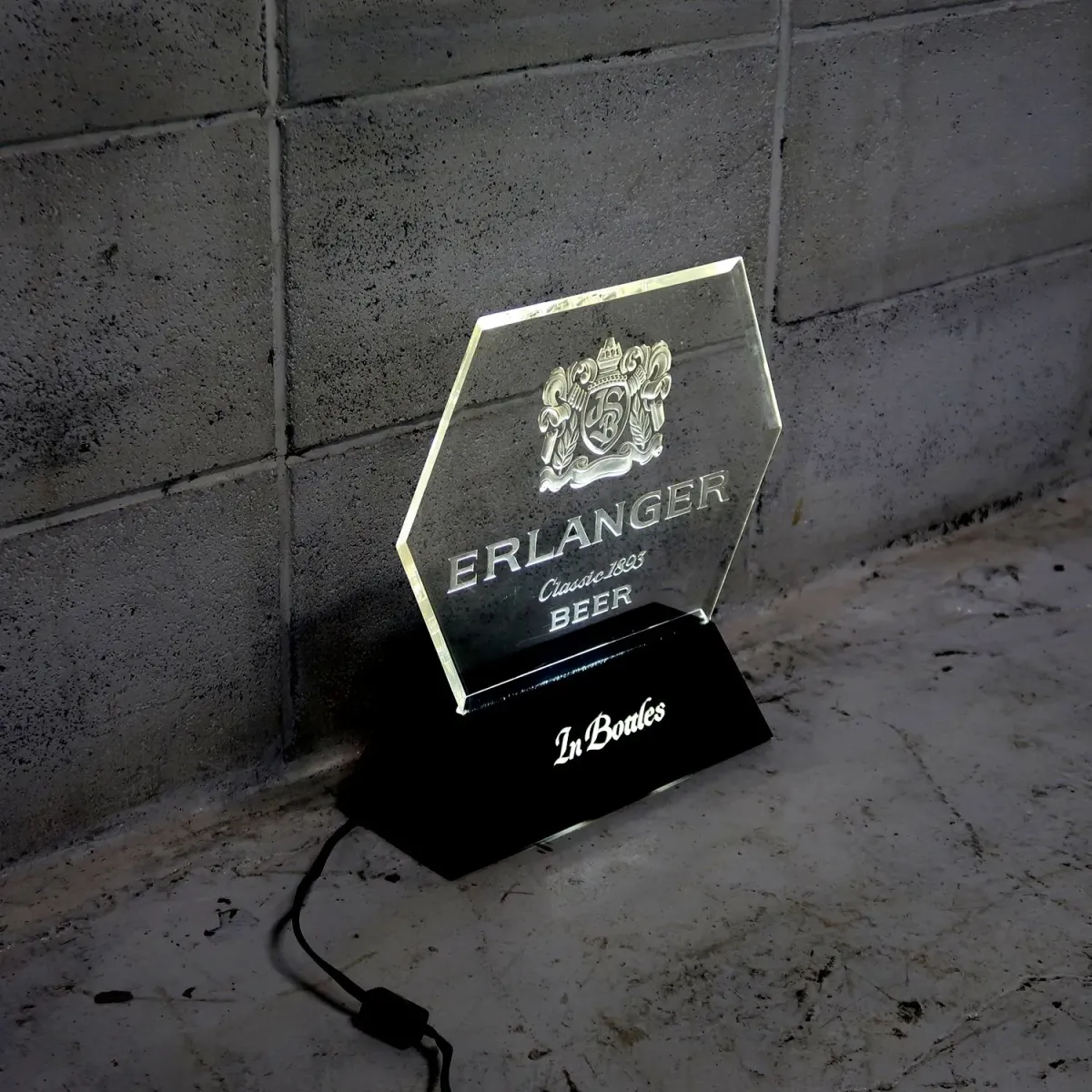 ERLANGER BEER ビンテージ ライトサイン