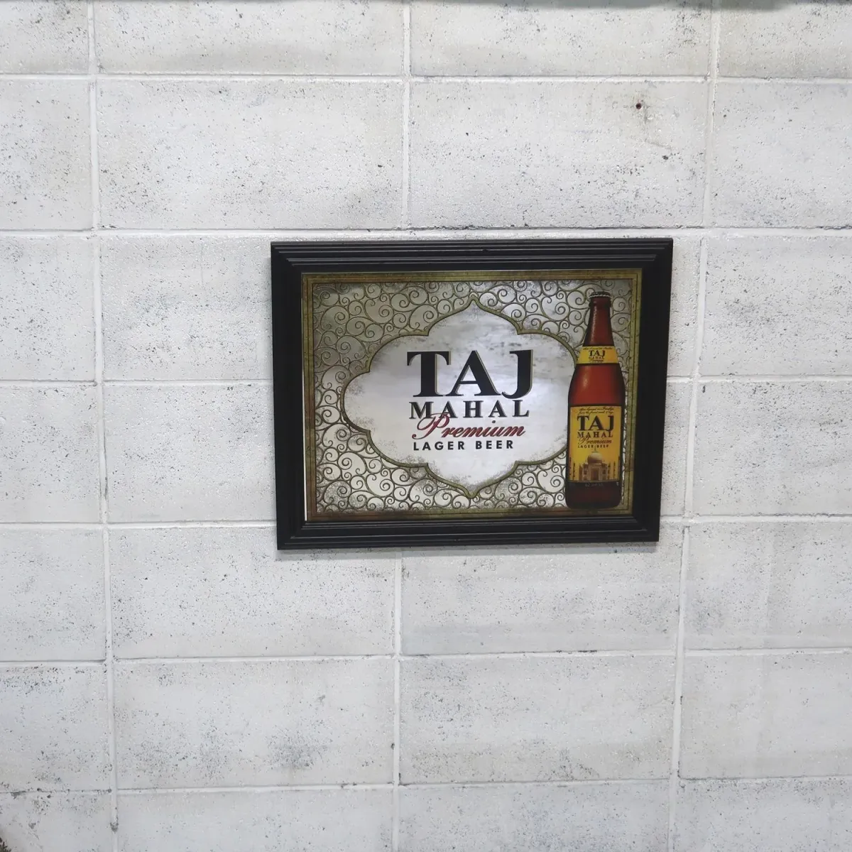 TAJ MAHAL LAGER BEER ビンテージ パブミラー