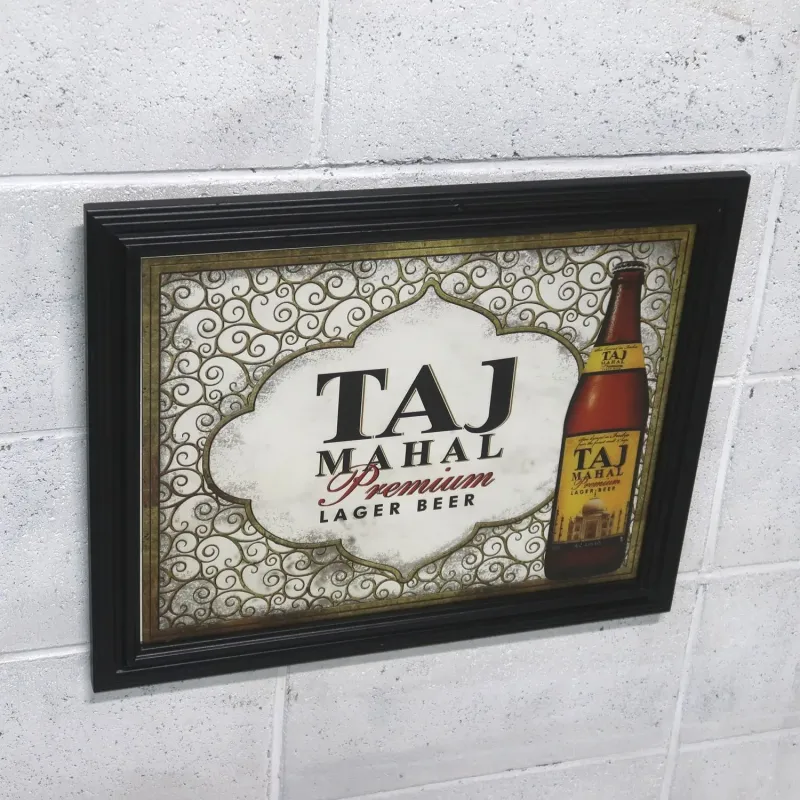 TAJ MAHAL LAGER BEER ビンテージ パブミラー