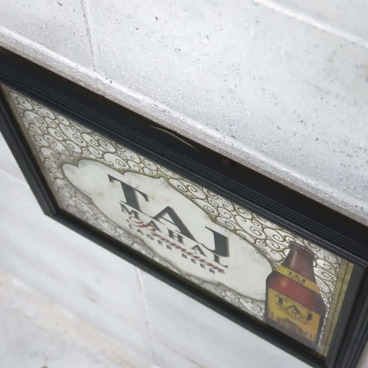 TAJ MAHAL LAGER BEER ビンテージ パブミラー