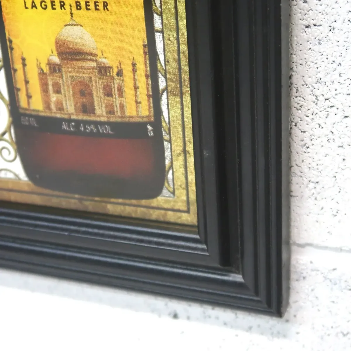 TAJ MAHAL LAGER BEER ビンテージ パブミラー