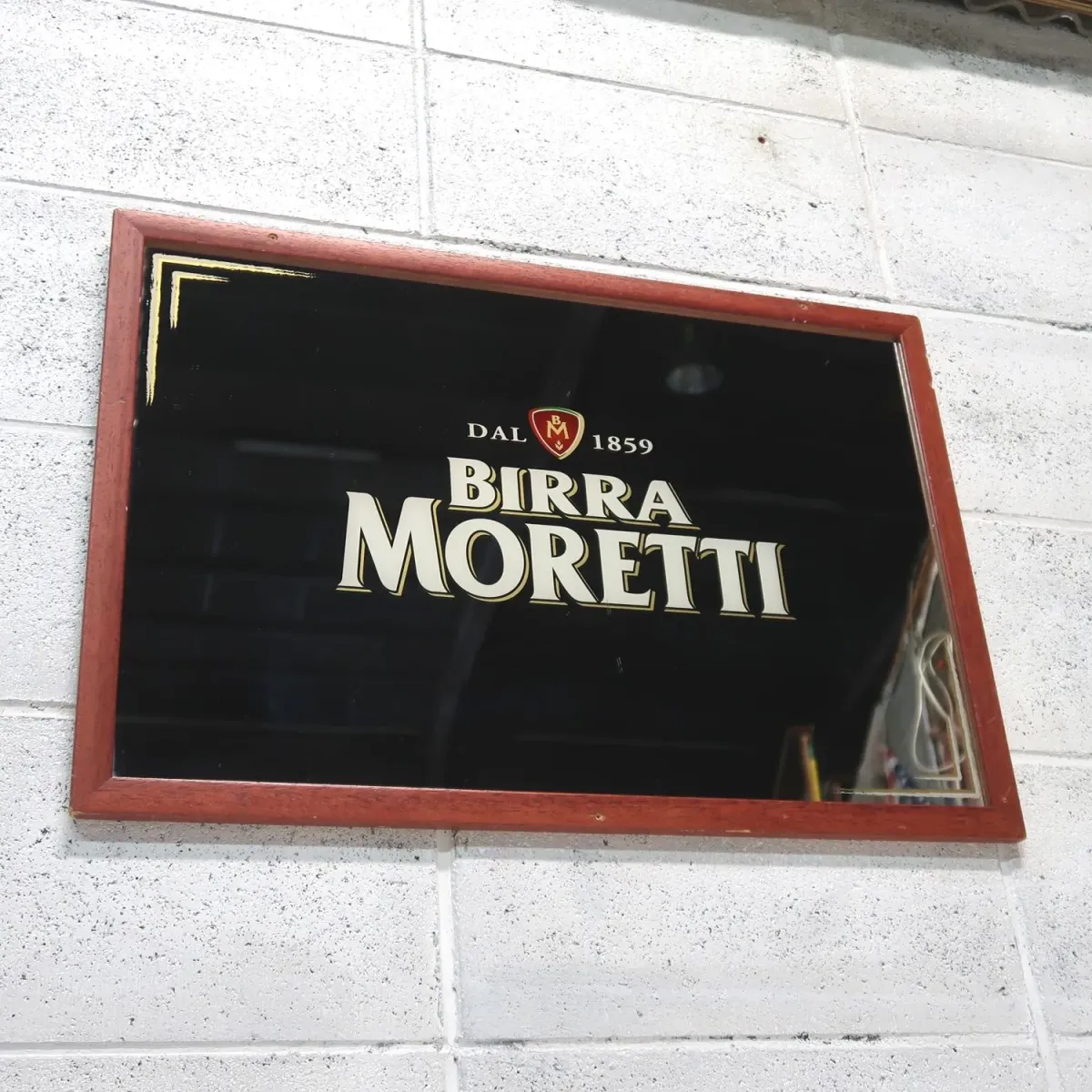 BIRRA MORETTI ビンテージ パブミラー