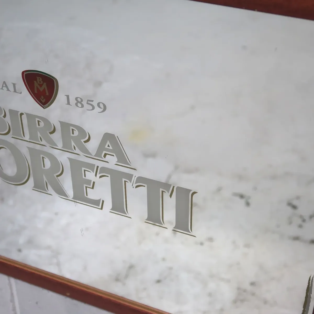 BIRRA MORETTI ビンテージ パブミラー