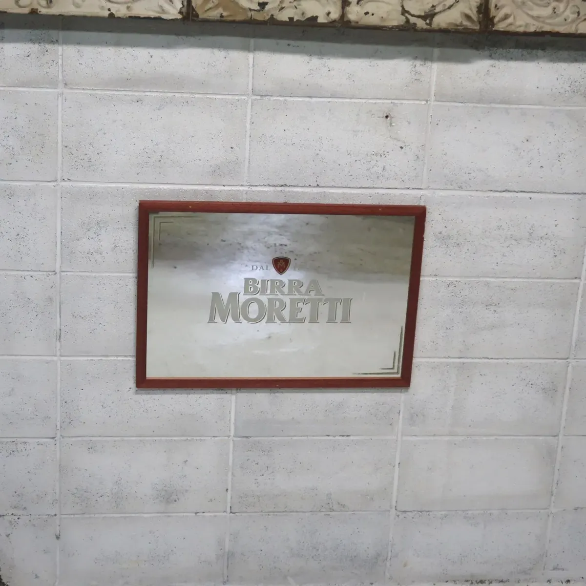 BIRRA MORETTI ビンテージ パブミラー