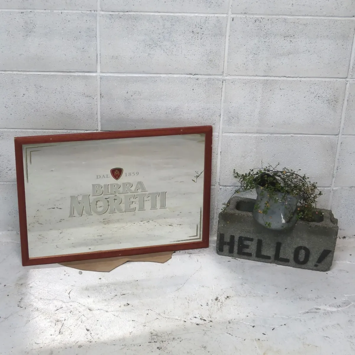 BIRRA MORETTI ビンテージ パブミラー