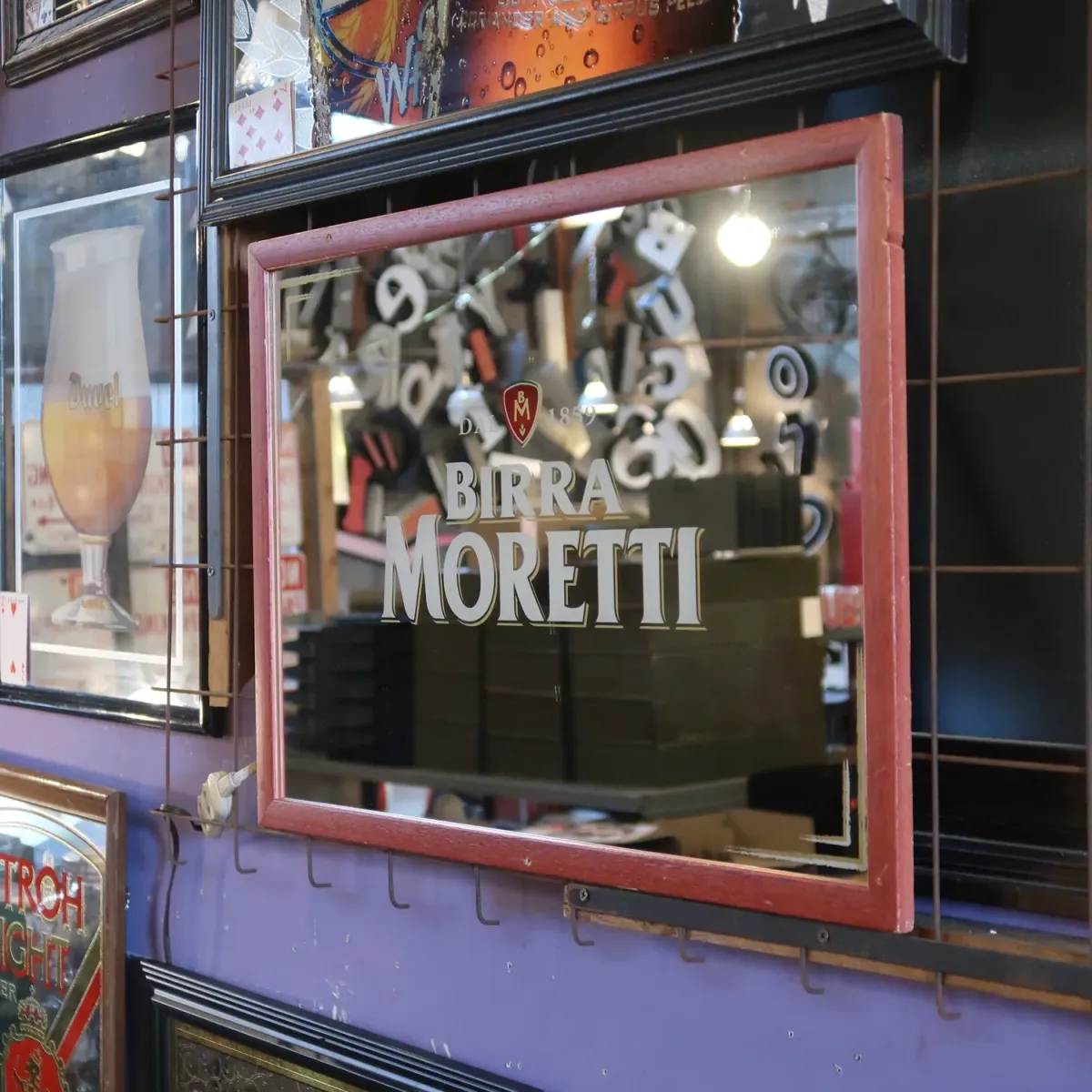 BIRRA MORETTI ビンテージ パブミラー