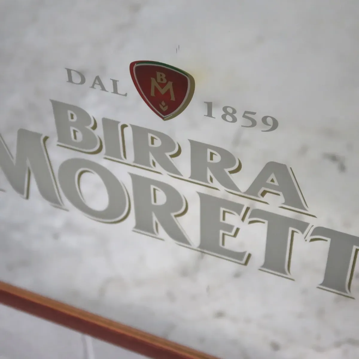 BIRRA MORETTI ビンテージ パブミラー