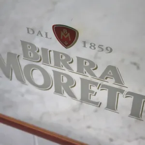 BIRRA MORETTI ビンテージ パブミラー