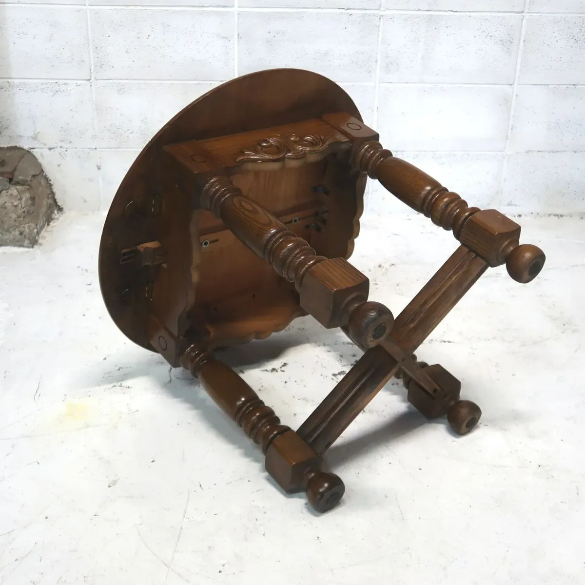 アンティーク バタフライサイドテーブル